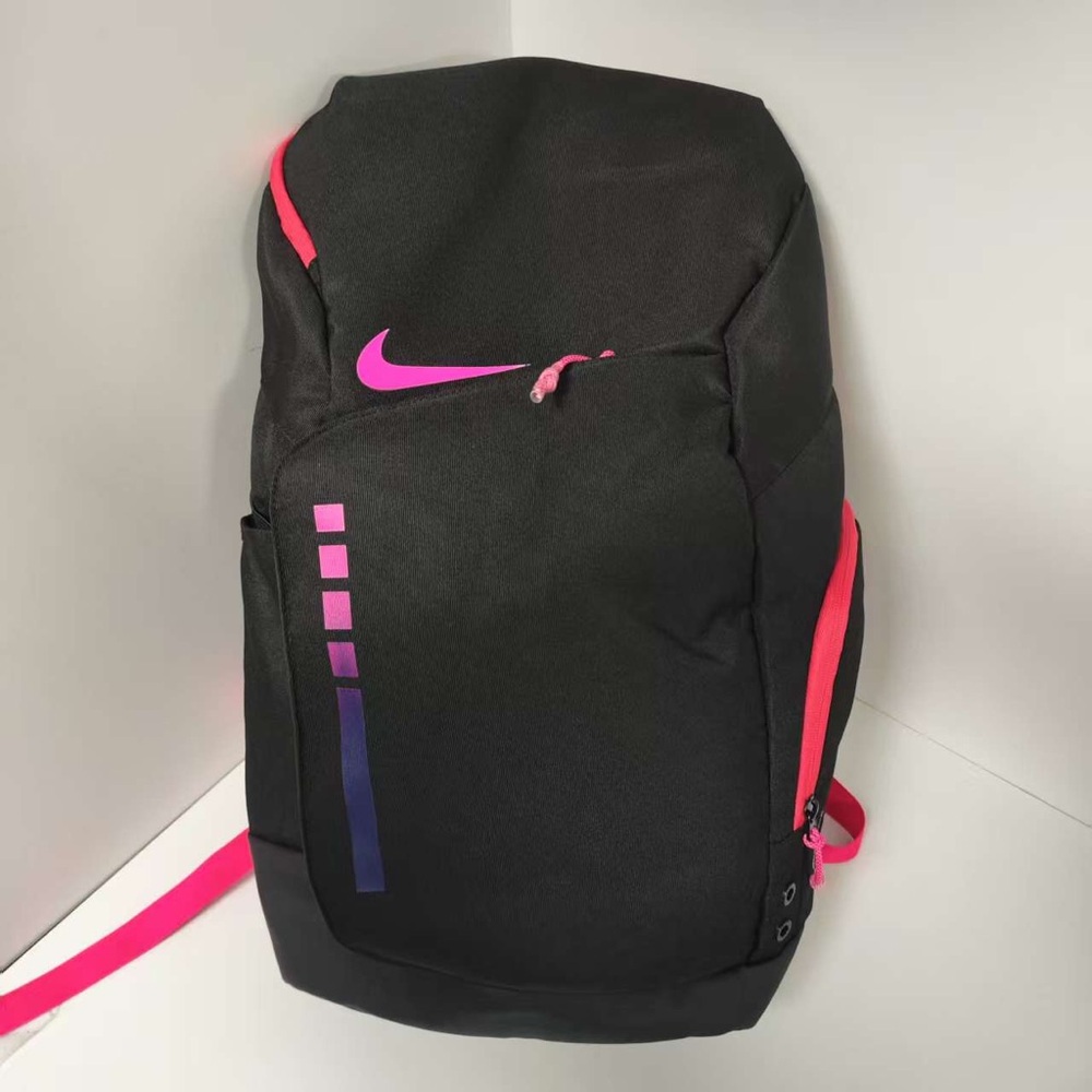 🍭Nike Basketball Backpack Air Cushion Backpack（Pink back）